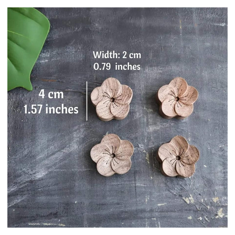 Plantish Wooden Essential Oil Diffuser For Car | Incense Holder Magnetic Clip - Size
