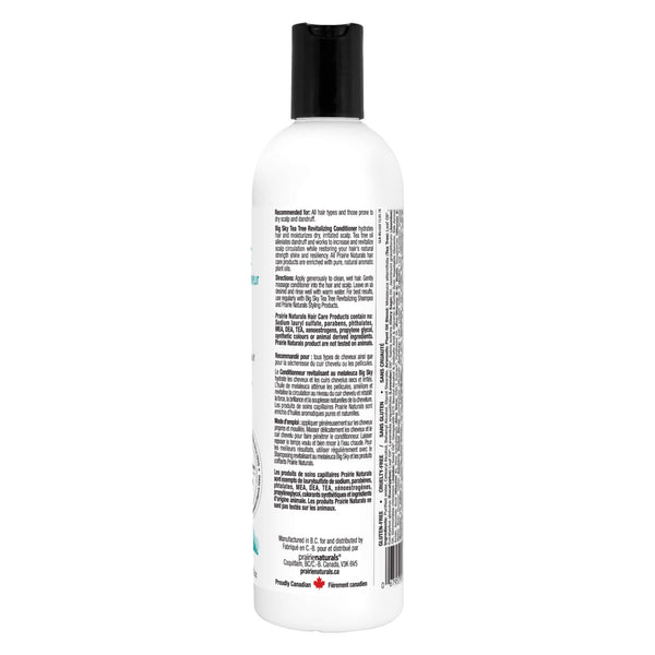 Prairie Naturals Big Sky Tea Tree Medicinal Conditioner Bottle Back
