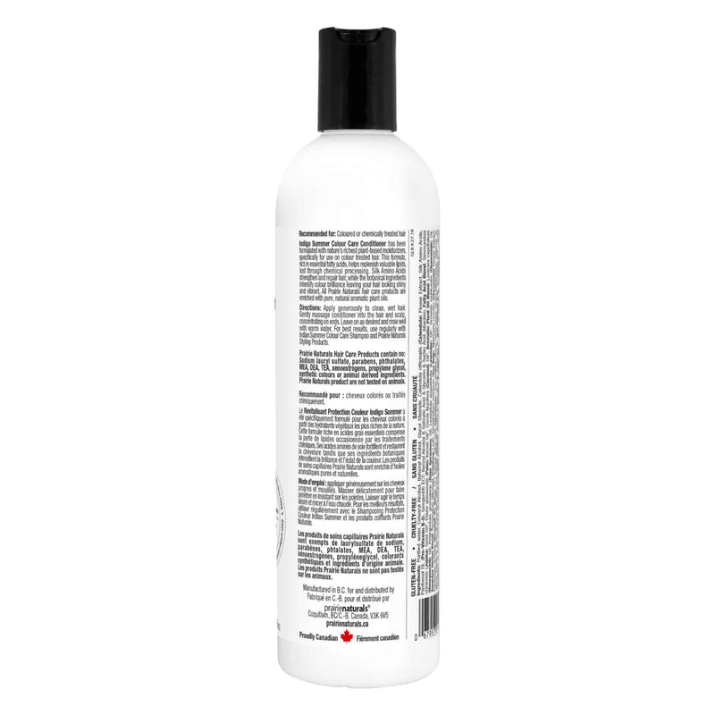Prairie Naturals Indigo Summer Colour Care Conditioner Bottle Back
