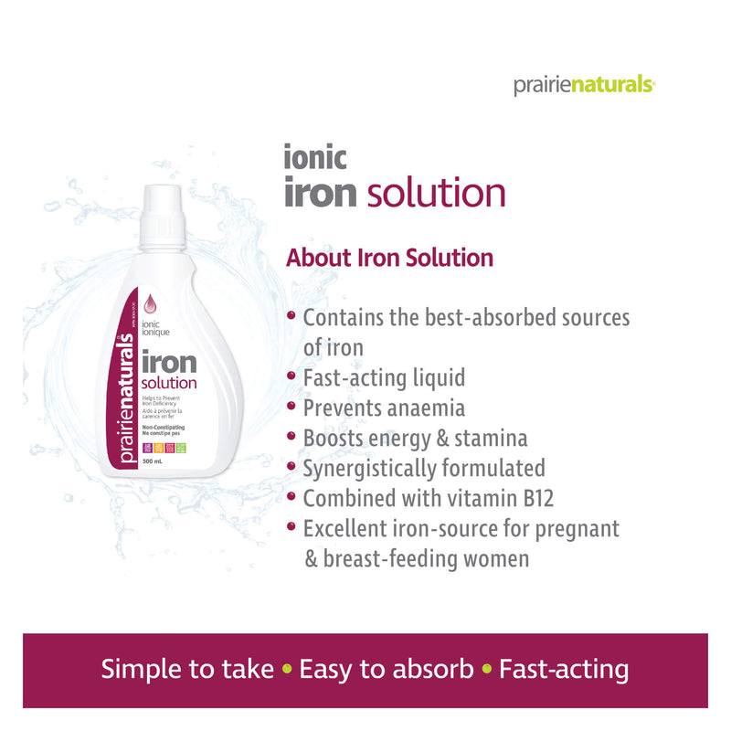 Prairie Naturals Liquid Ionic Iron Solution Points
