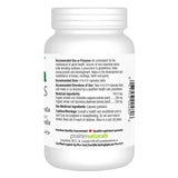 Prairie Naturals Organic Aqua Greens Capsules Bottle Back
