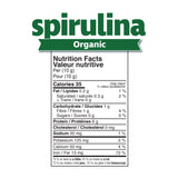 Prairie Naturals Organic Spirulina Powder Information
