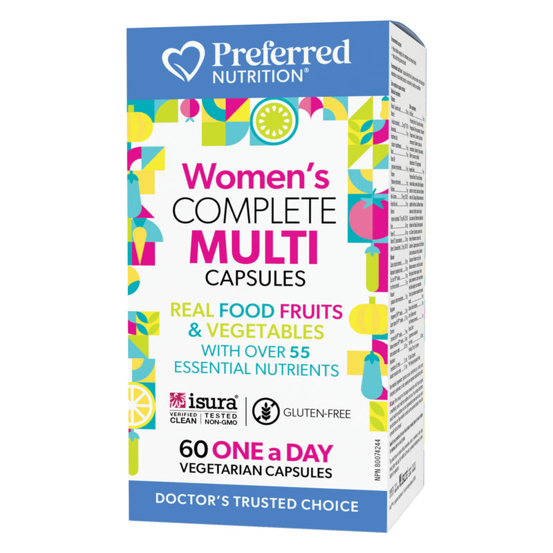 Box of Preferred Nutrition Women's Complete Multi - One a Day 60 Vegetarian Capsules
