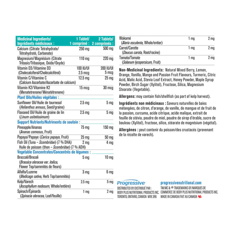 Progressive Complete Calcium for Kids - Information
