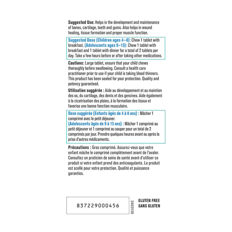 Progressive Complete Calcium for Kids - Use
