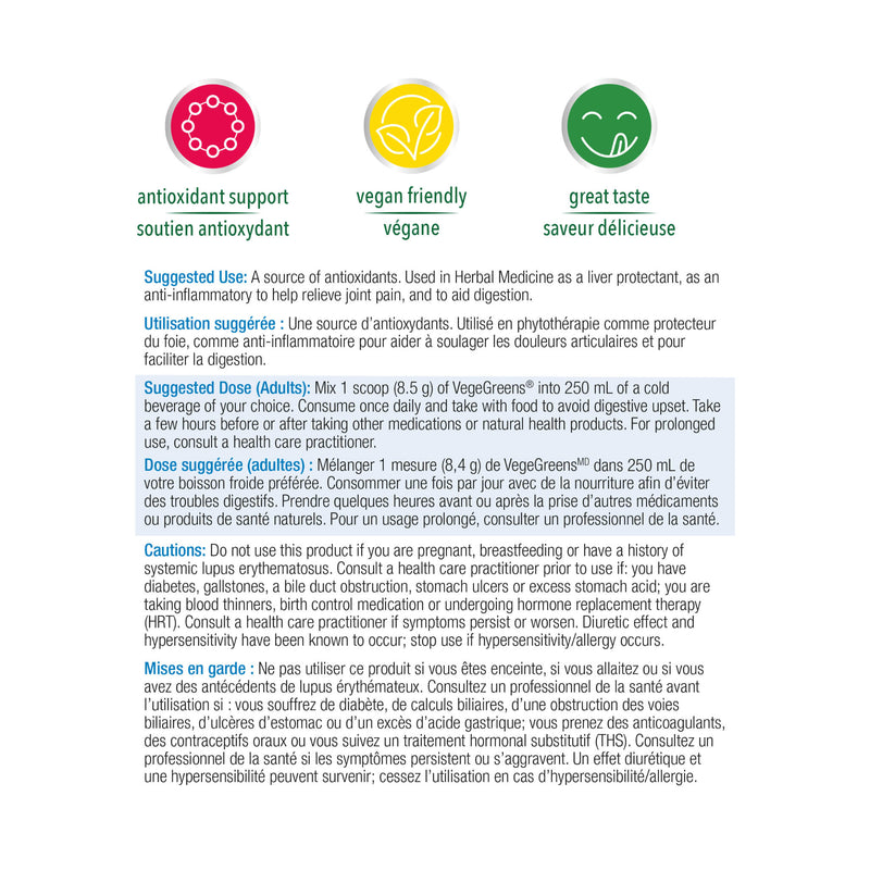 Progressive VegeGreens Powder - Use
