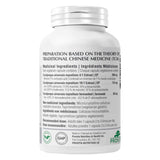 Bottle Back of Provita Cordyceps Forte 
