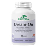 Bottle of Provita Dream-On 60 Veggie Capsules
