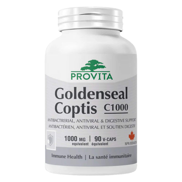 Bottle of Provita Goldenseal Coptis™ C1000 90 VCap
