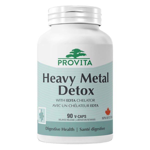 Bottle of Provita Heavy Metal Detox with EDTA Chelator 90 V-Caps
