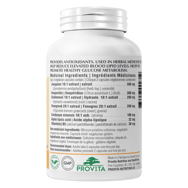 Bottle of Provita Metabolix™ Forte Back
