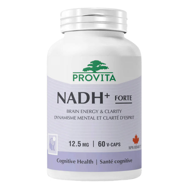 Bottle of Provita NADH + Forte 60 V-Caps
