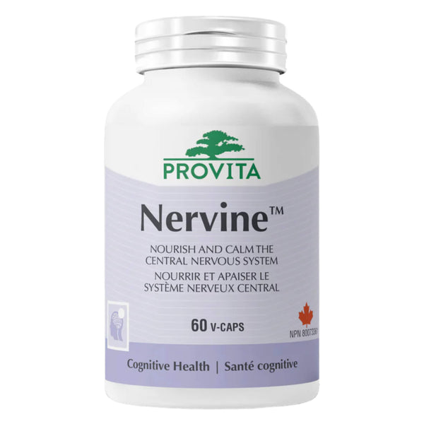 Bottle of Provita Nervine 60 Veggie Capsules
