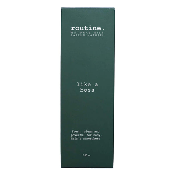 Routine Body, Hair & Atmosphere Mist - Like a Boss Box Back
