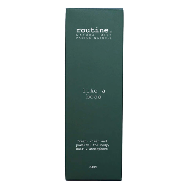 Routine Body, Hair & Atmosphere Mist - Like a Boss Box Back
