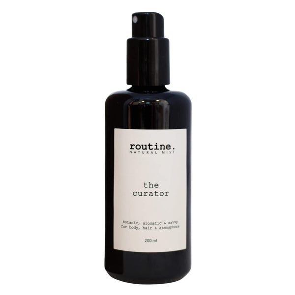 Spray Bottle of Routine Body, Hair & Atmosphere Mist - The Curator 200ml
