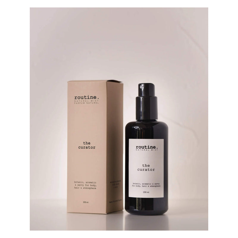 Routine Body, Hair & Atmosphere Mist - The Curator Box & Bottle
