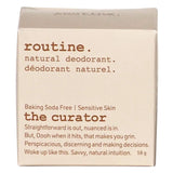 Package of Routine. The Curator (Baking Soda Free) Deodorant 58g
