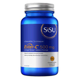 Bottle of SISU Ester C 500 mg 90 Orange Chewable Tablets
