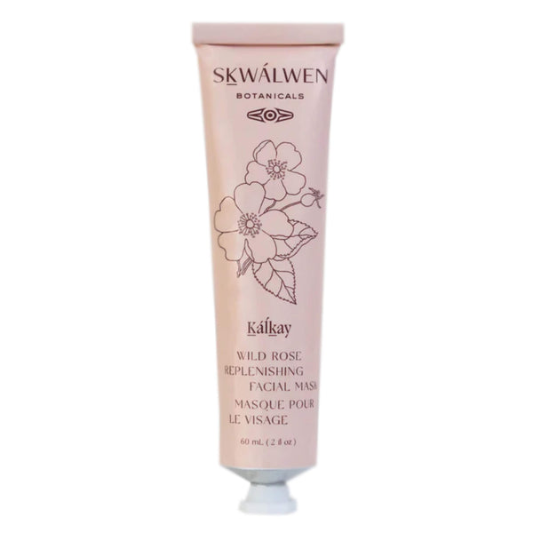 Bottle of SKWÁLWEN BOTANICALS Kalkáy Wild Rose Replenishing Facial Mask 60 ml / 2 fl.oz
