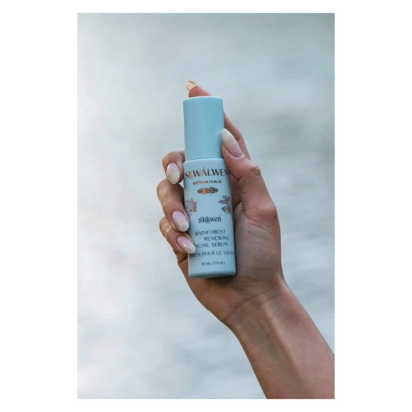 SKWÁLWEN BOTANICALS Shkweń Rainforest Renewing Facial Serum Lifestyle
