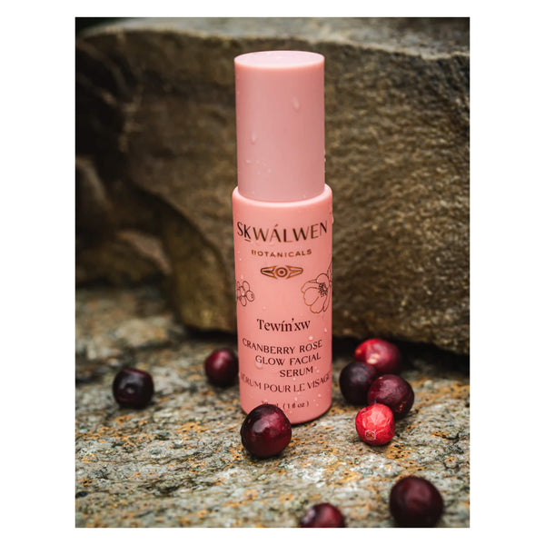 SKWÁLWEN BOTANICALS Tewin’xw Cranberry Rose Glow Facial Serum with Ingredient - Cranberry
