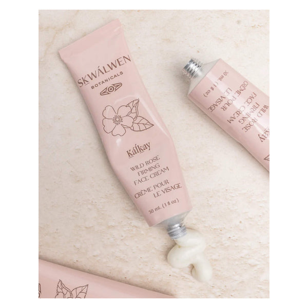 Skwálwen Botanicals Kalkáy Wild Rose Firming Face Cream Texture

