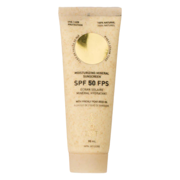 Tube of TANIT Sunscreen SPF50 - Unscented 90ml
