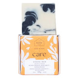 Package & Bar of The Bare Home Shave Bar Blood Orange, Bergamot + Sandalwood

