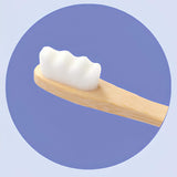 The Future Is Bamboo Cloud Bamboo Toothbrush - Toothbrush Close-Up
