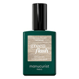 Bottle of The Manicurist Semi-Permanent LED Green Flash - Metallic 15mL
