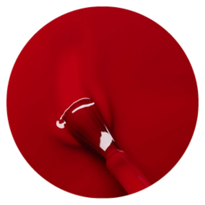 The Manicurist Semi-Permanent LED Green Flash - Red Cherry Texture Dot
