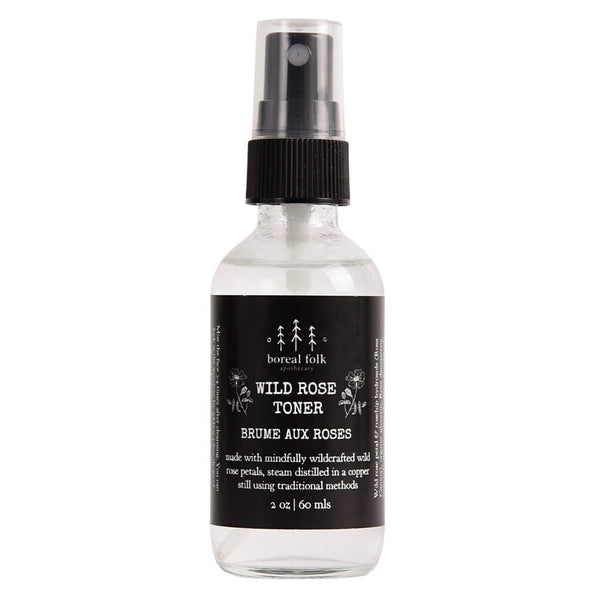 Dropper Bottle of Boreal Folk Wild Rose Toner 2oz
