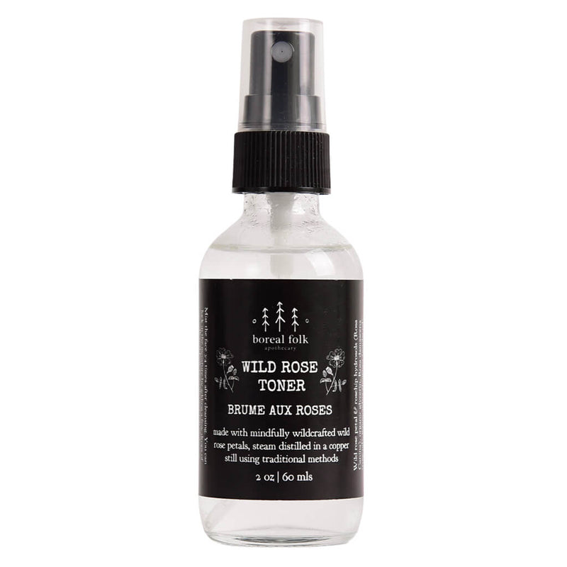 Dropper Bottle of Boreal Folk Wild Rose Toner 2oz

