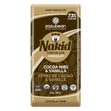 Bar of Zazubean NAKID Cocoa Nibs & Vanilla 85g
