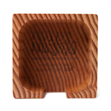 Marley's Monsters Wooden Holder for Facial Rounds Top View