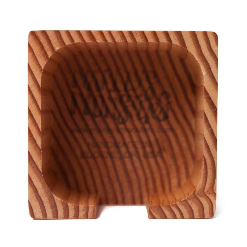 Marley's Monsters Wooden Holder for Facial Rounds Top View