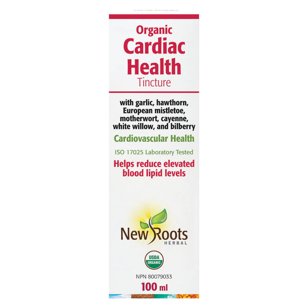 Box of Organic Cardiac Health Tincture 100 Milliliters