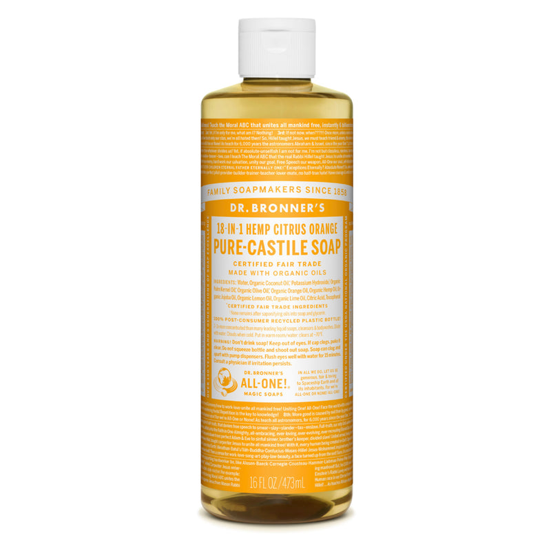 Dr.Bronner's PureCastileLiquidSoap Citrus 16oz