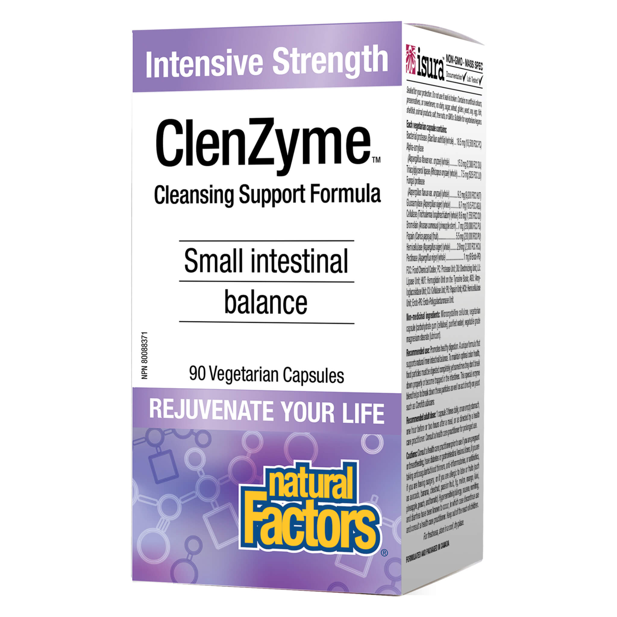 Optimum Health | Natural Factors ClenZyme™ Intensive Strength