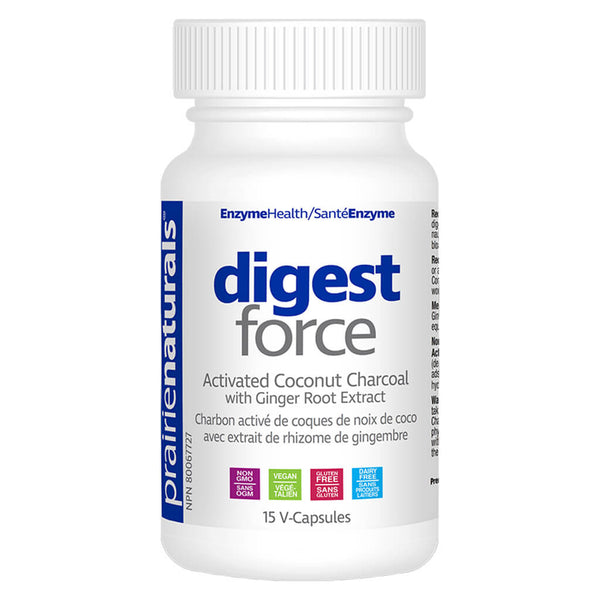 Bottle of Digest Force 15 V-Capsules