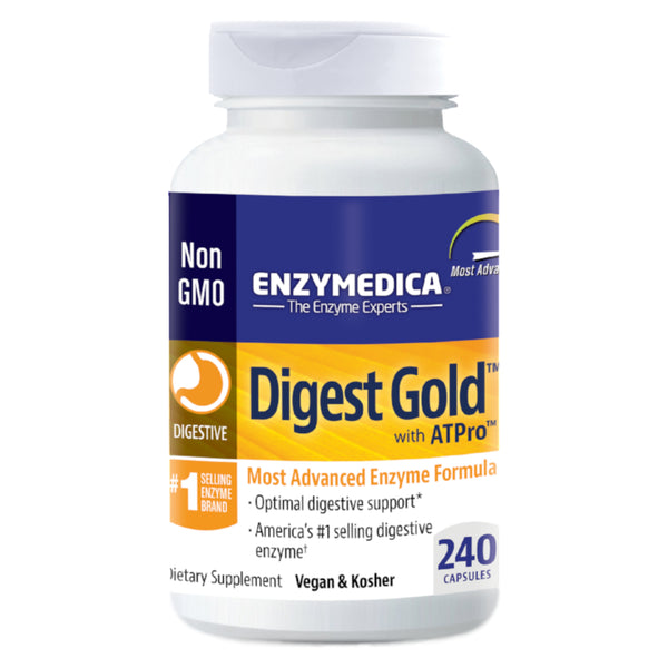 Bottle of Enzymedica Digest Gold 240 Capsules
