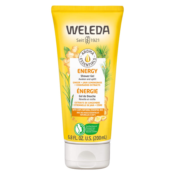 Tube of Weleda Aroma Essentials Energy ShowerGel 6.8floz/200ml