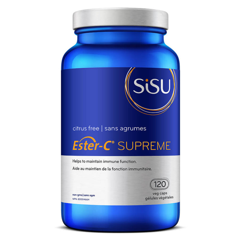 Bottle of Ester-C Supreme 120 Vegetable Capsules