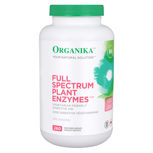 Organika FullSpectrumPlantEnzymes 260VegetarianCapsules