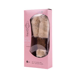 Merben Jute Body Brush Brown Handle Soft 9Inch Package