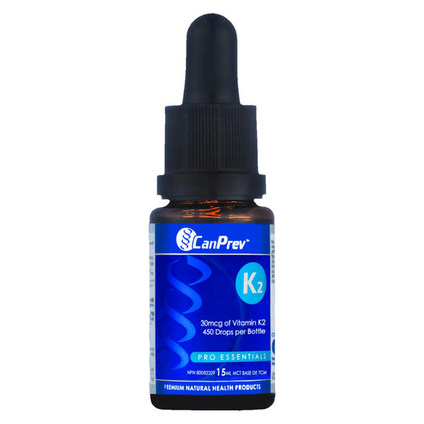 Dropper Bottle of CanPrev K2 Drops 15 Milliliters