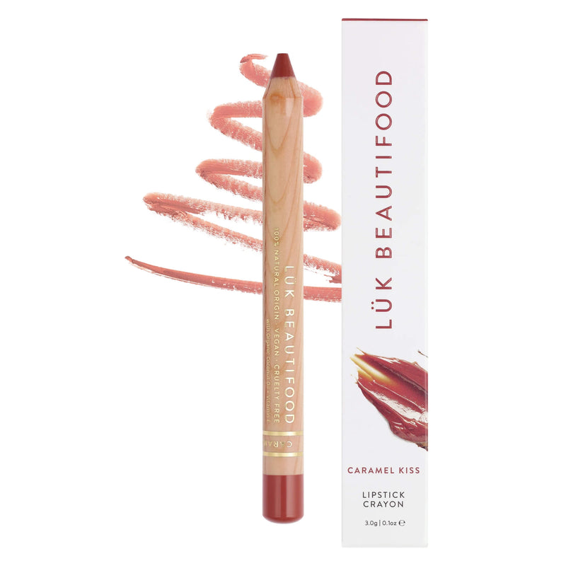 Crayon and Package of Luk Beautifood Lipstick Crayon - Caramel Kiss
