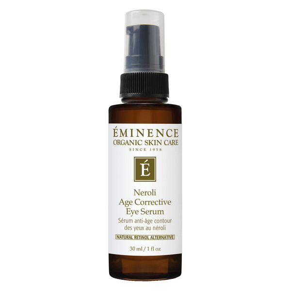 Pump Bottle of Eminence Neroli Age Corrective Eye Serum 30 Milliliters