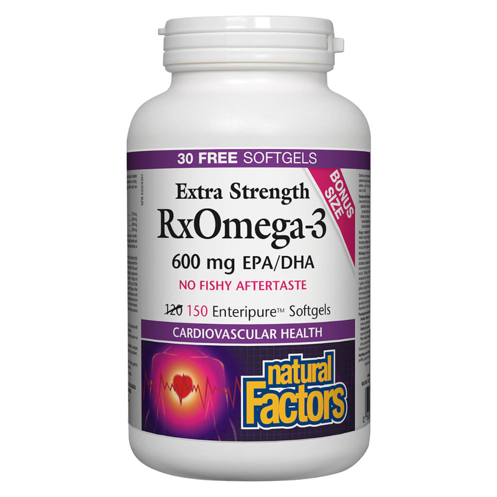 Optimum Health | Natural Factors Rx Omega-3 Extra Strength 600 mg
